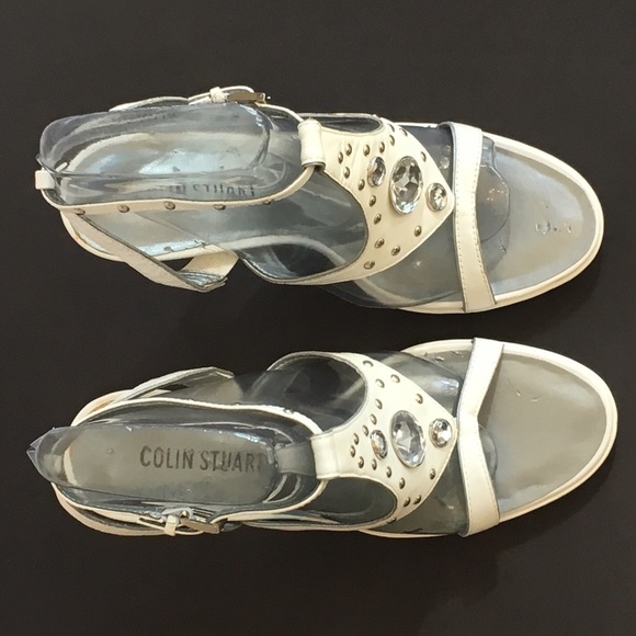 COLIN STUART - sandal heels - with Jewels - Picture 4 of 7